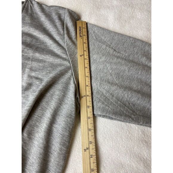 Maurices Gray open knit cardigan with flowy bottom part long sleeve size XXL - Picture 9 of 11